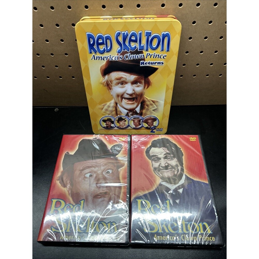 Red Skelton (DVD, 2007, 2-Disc Set, 10 Episodes) New Sealed w/ Metal Tin Case